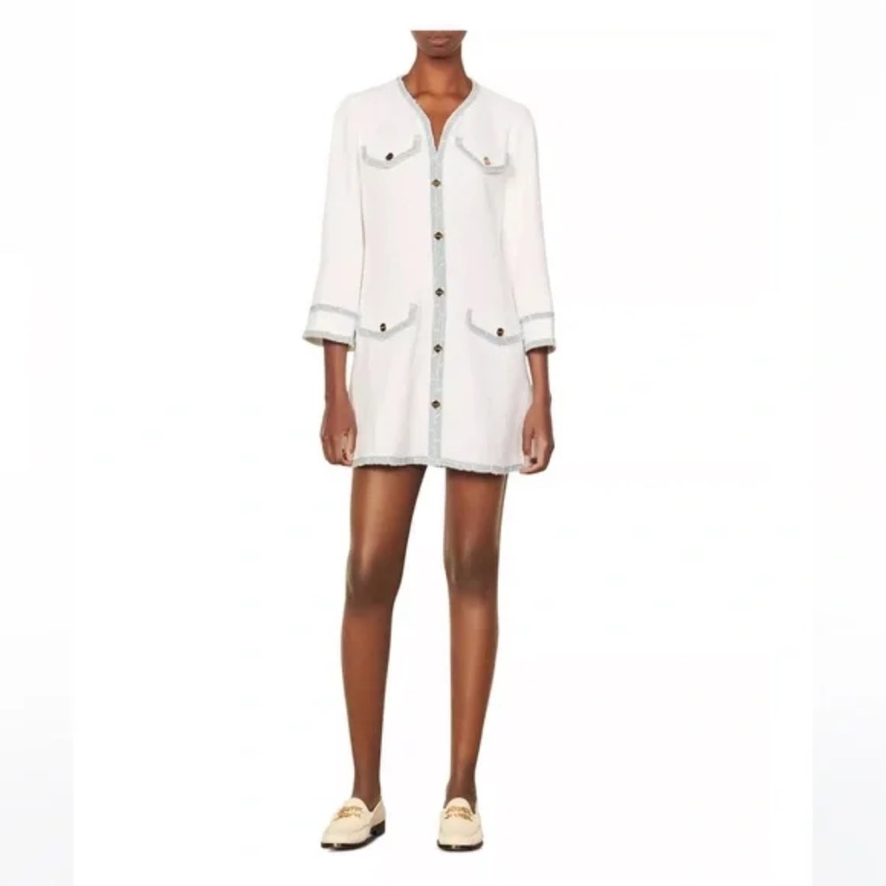 Sandro Keren Tweed Dress